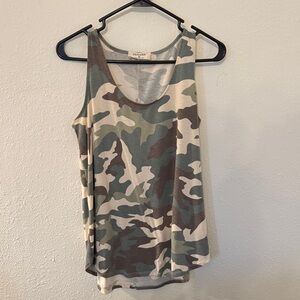 Green Camo Tank Top